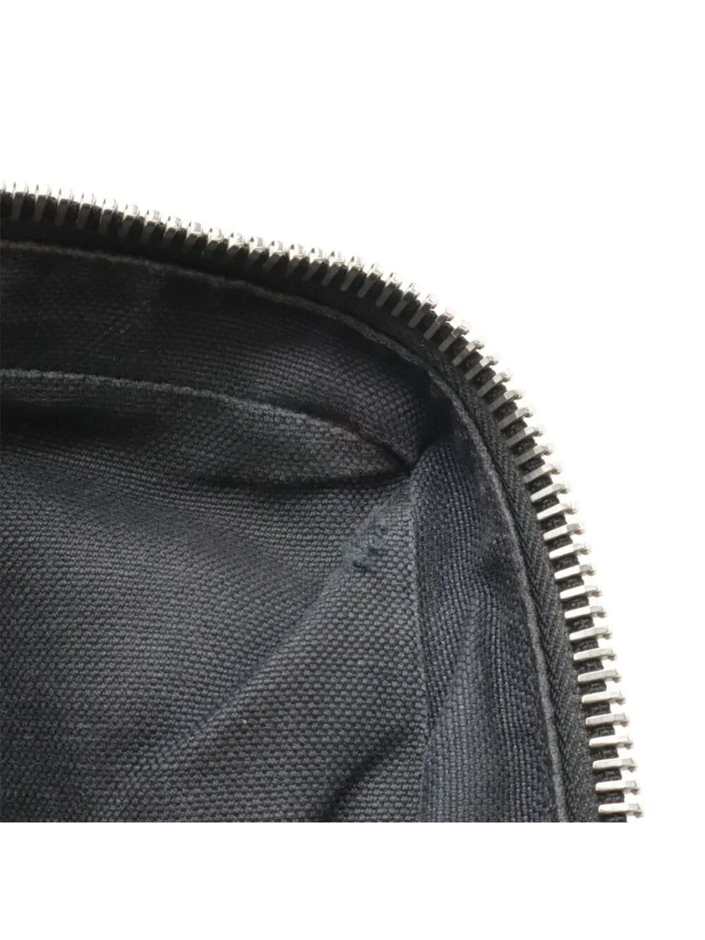 Gucci GG Supreme Web Stripe Belt Bag Leather Black Gray Silver